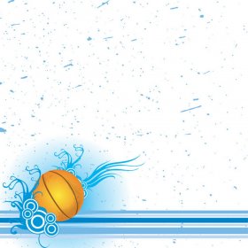 Scrappin' Stuff - Basketball Border Paper