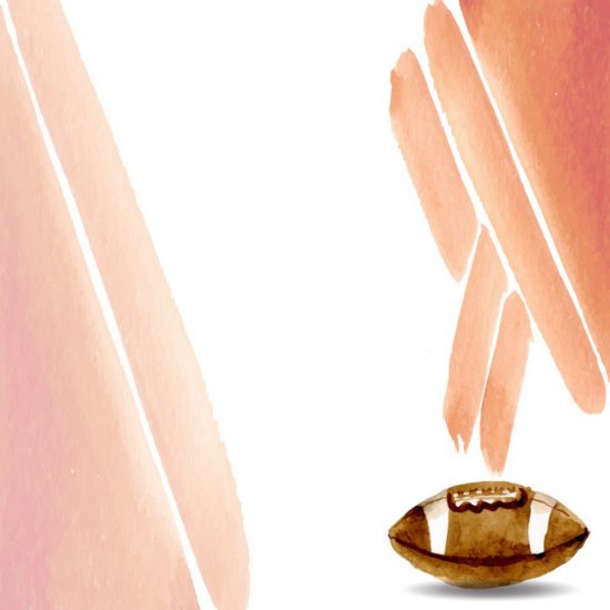 Scrappin\' Stuff - Football Watercolor Paper