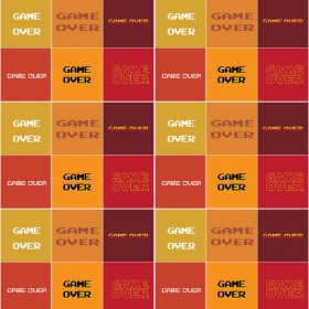 Scrappin' Stuff - Game Over Squares Paper