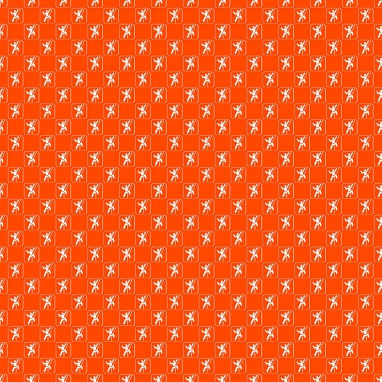 Scrappin\' Stuff - Orange Climbing Square Paper