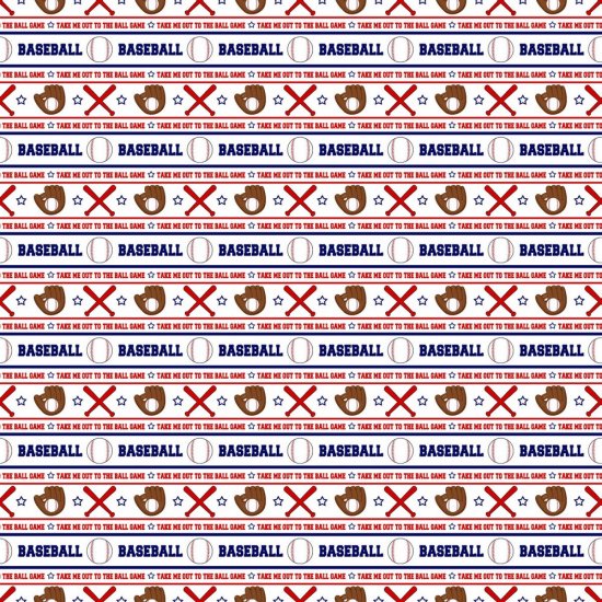 Scrappin\' Stuff - Play Ball Stripe Paper