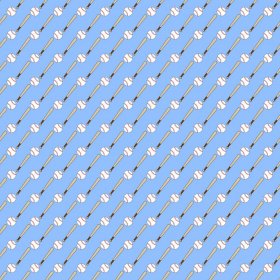 Scrappin' Stuff - Blue Baseball Paper