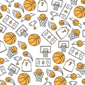 Scrappin' Stuff - Basketball Background Paper