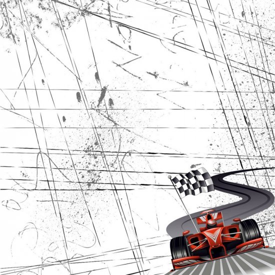 Scrappin\' Stuff - Race Track Paper