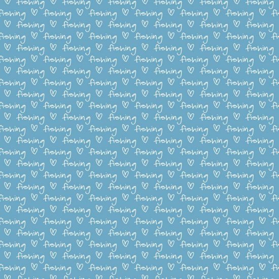 Scrappin\' Stuff - Love Fishing Paper