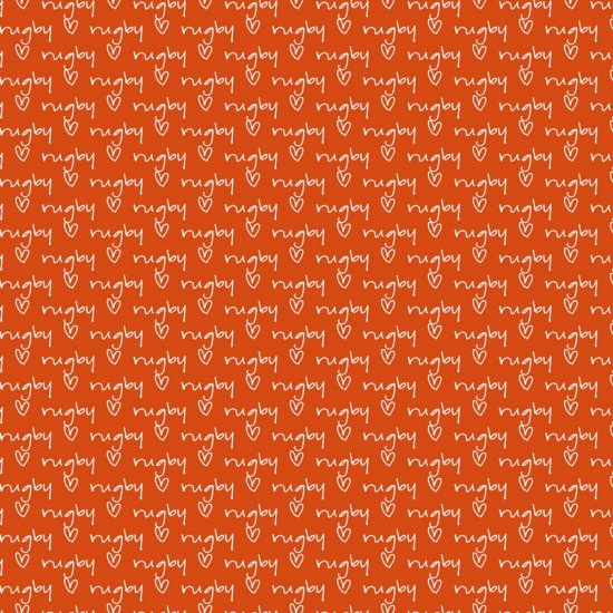 Scrappin\' Stuff - Love Rugby Paper
