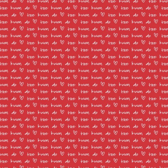 Scrappin\' Stuff - Love Tae Kwon Do Paper