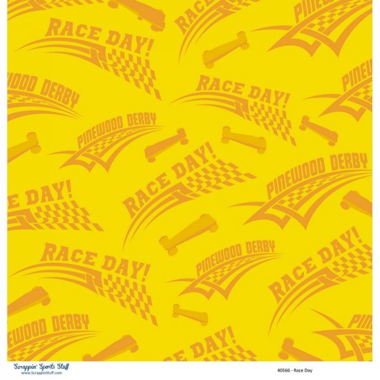 Scrappin\' Stuff - Race Day Paper