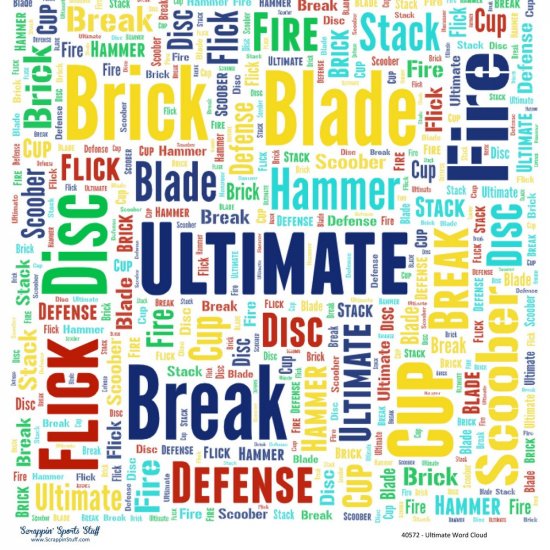 Scrappin\' Stuff - Ultimate Word Cloud Paper