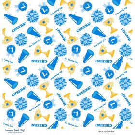 Scrappin' Stuff - Go Team Blue Paper