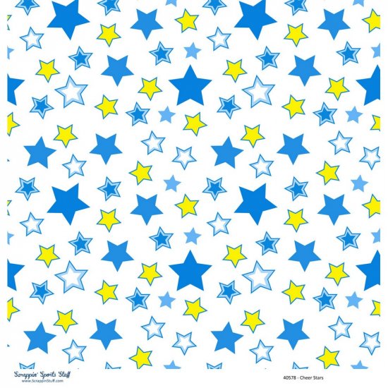Scrappin\' Stuff - Cheer Stars Paper