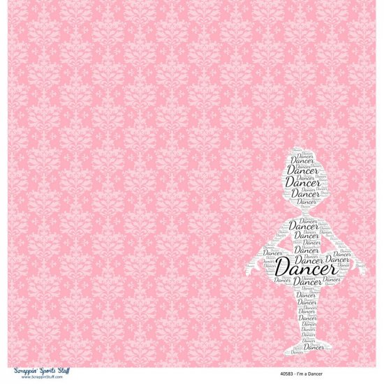 Scrappin\' Stuff - I\'m a Dancer Paper