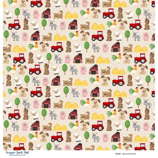 Scrappin\' Stuff - Life on the Farm Paper