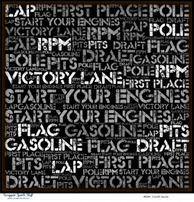Scrappin' Stuff - Start Your Engines Paper