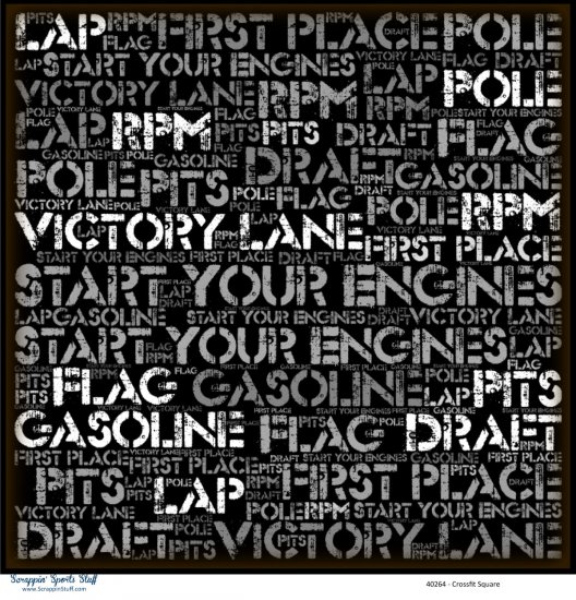 Scrappin\' Stuff - Start Your Engines Paper