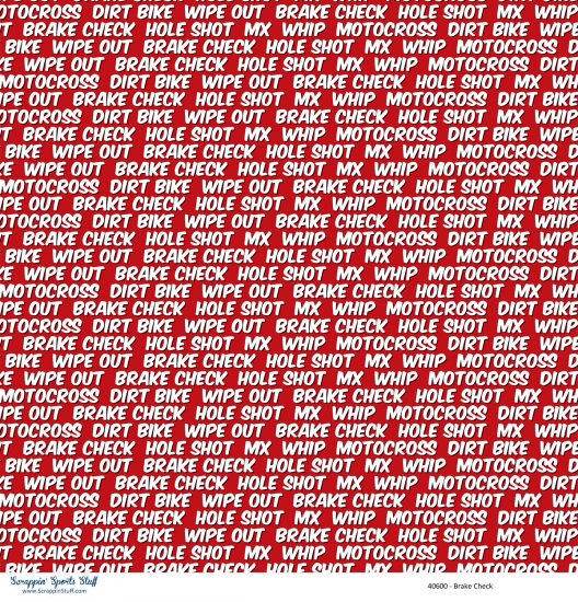 Scrappin\' Stuff - Brake Check Paper