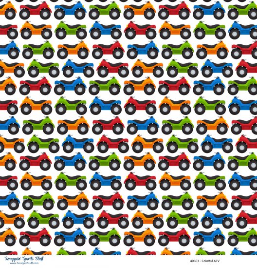 Scrappin\' Stuff - Colorful ATV Paper