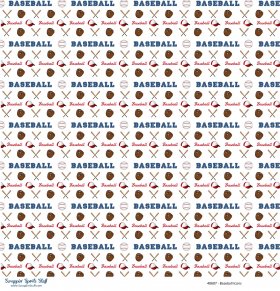 Scrappin' Stuff - Baseball Icons Paper