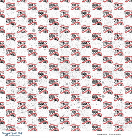 Scrappin\' Stuff - Living Live by the Seams Paper