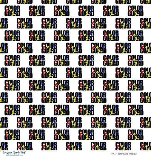 Scrappin\' Stuff - Color Guard Knockout Paper