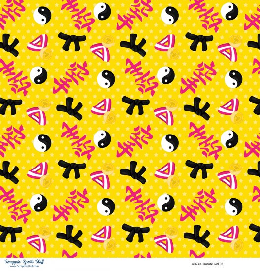 Scrappin\' Stuff - Karate Girl 03 Paper