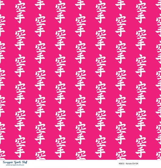 Scrappin\' Stuff - Karate Girl 04 Paper