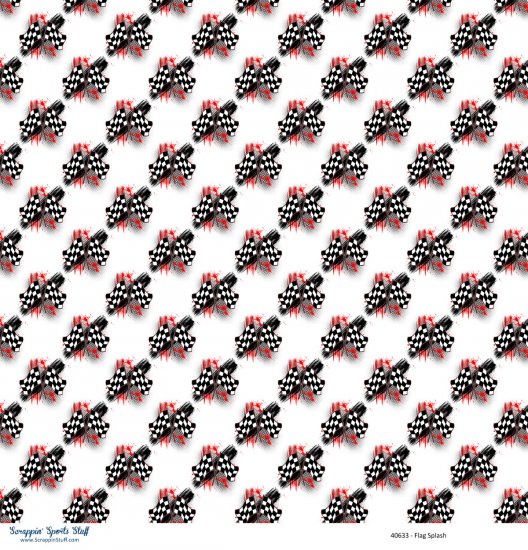 Scrappin\' Stuff - Flag Splash Paper