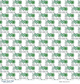 Scrappin' Stuff - Peace Love 4-H Paper