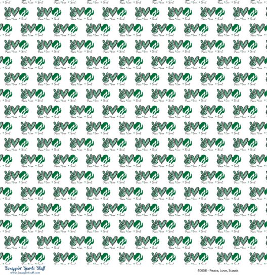 Scrappin\' Stuff - Peace, Love Scouts Paper