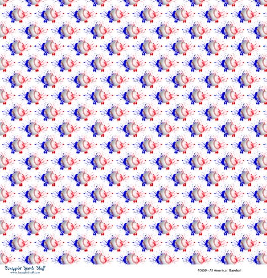 Scrappin\' Stuff - All American Baseball Paper