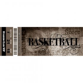 Scrappin' Stuff - Basketball Ticket