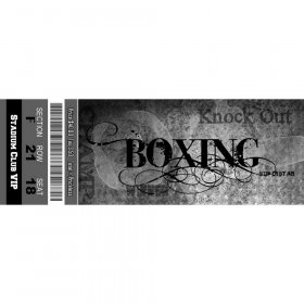 Scrappin' Stuff - Boxing Ticket