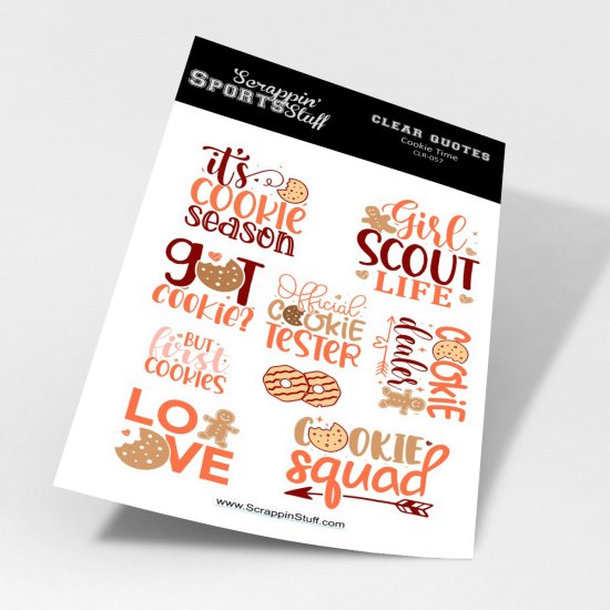 Clear Quotes - Cookie Time