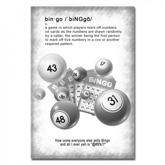 Definition Card - Bingo