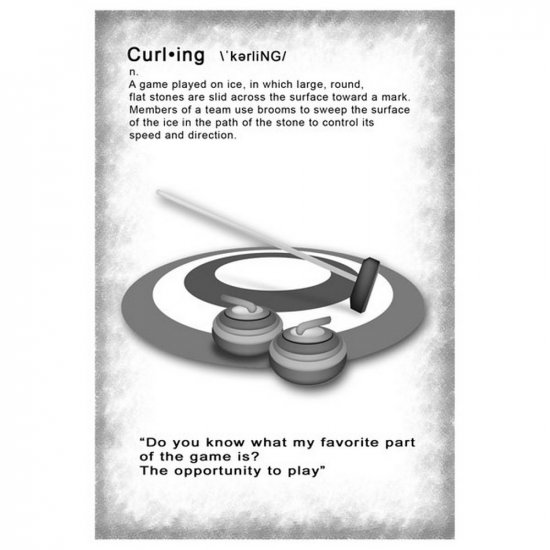 Definition Card - Curling