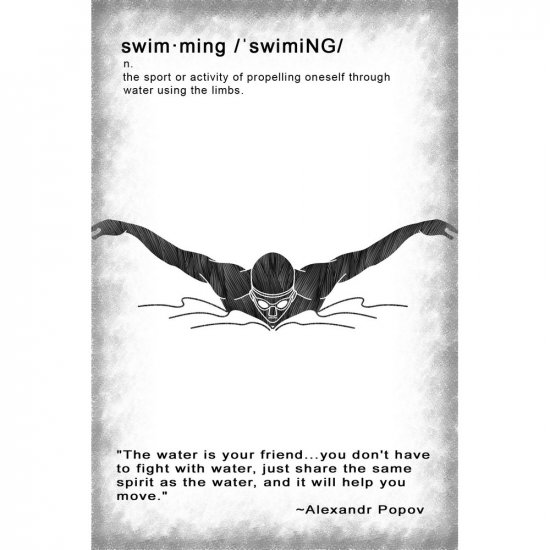 Definition Card - Swimming