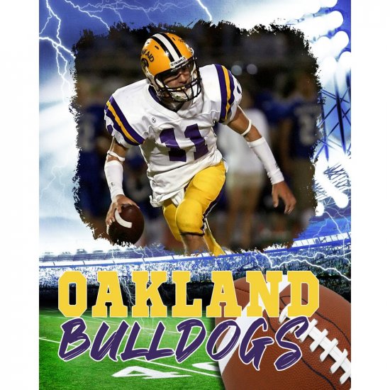 Designer Photos - Football Lightning