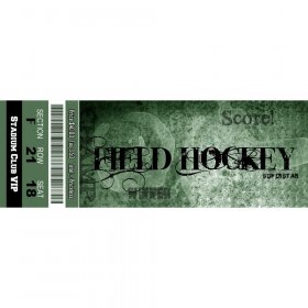 Scrappin' Stuff - Field Hockey Ticket