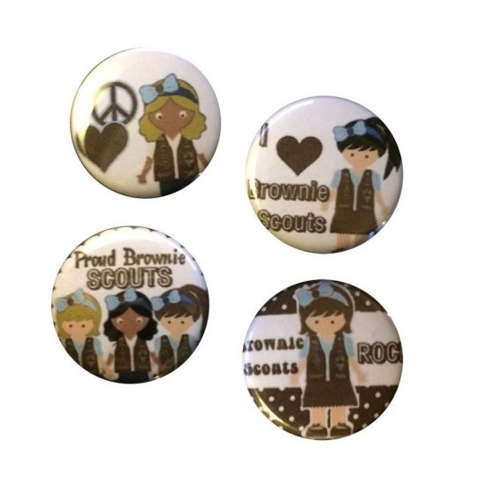 Flair Buttons - Brownies