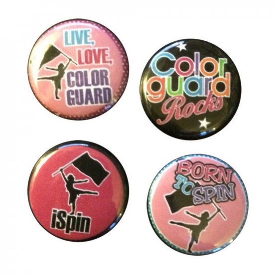 Flair Buttons - Color Guard