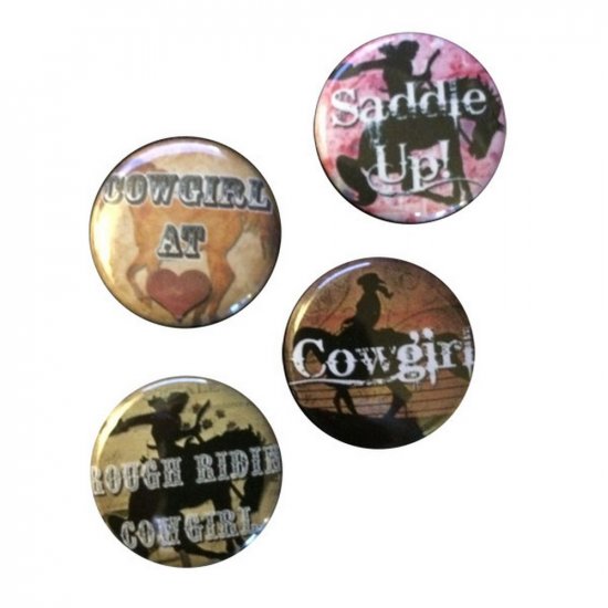 Flair Buttons - Cowgirl
