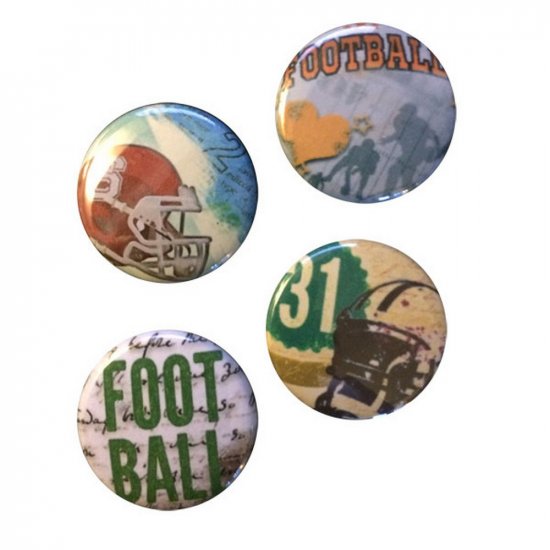 Flair Buttons - Football