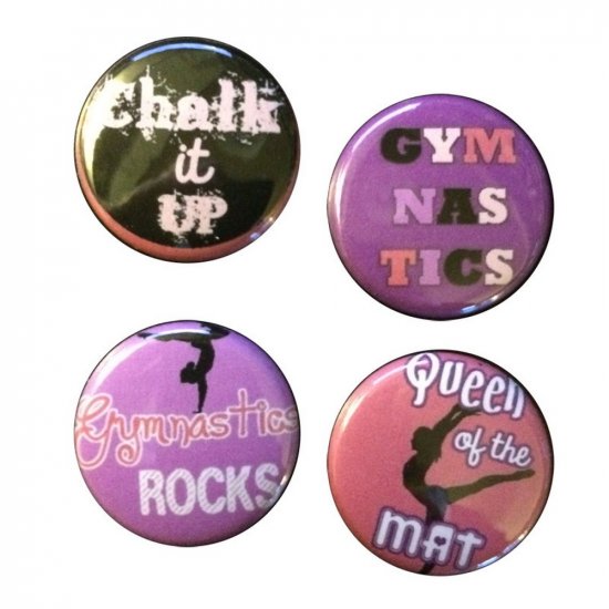 Flair Buttons - Gymnastics