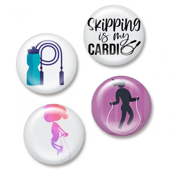 Flair Buttons - Jump Rope