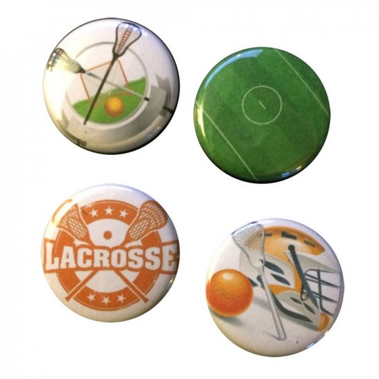 Flair Buttons - Lacrosse