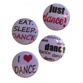 Flair Buttons - Love to Dance