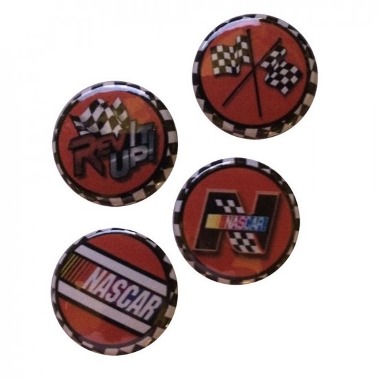 Flair Buttons - Nascar