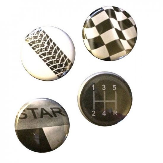 Flair Buttons - Racing 1