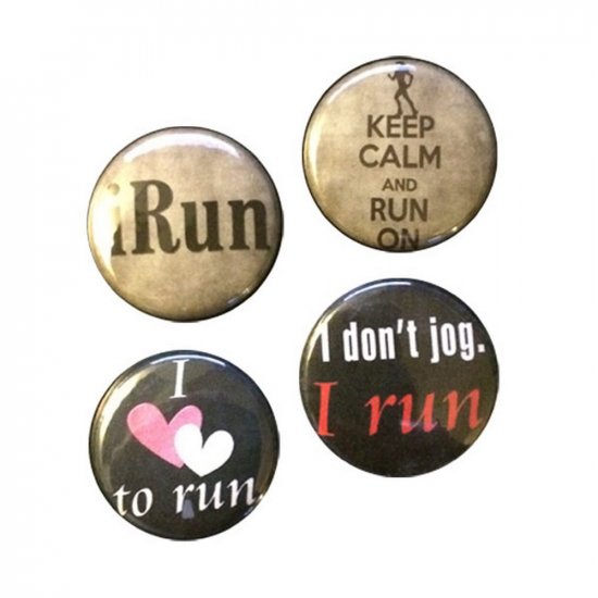 Flair Buttons - Running