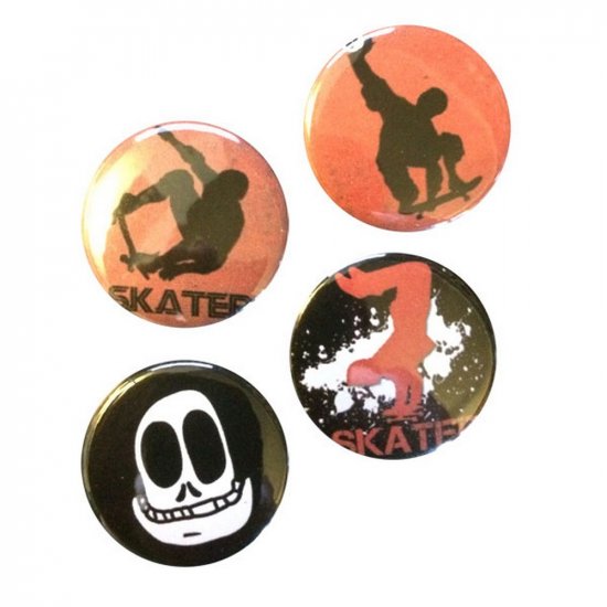 Flair Buttons - Skater
